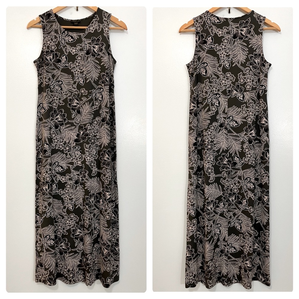 J. Jill Wearever Collection Floral Midi Maxi Dress